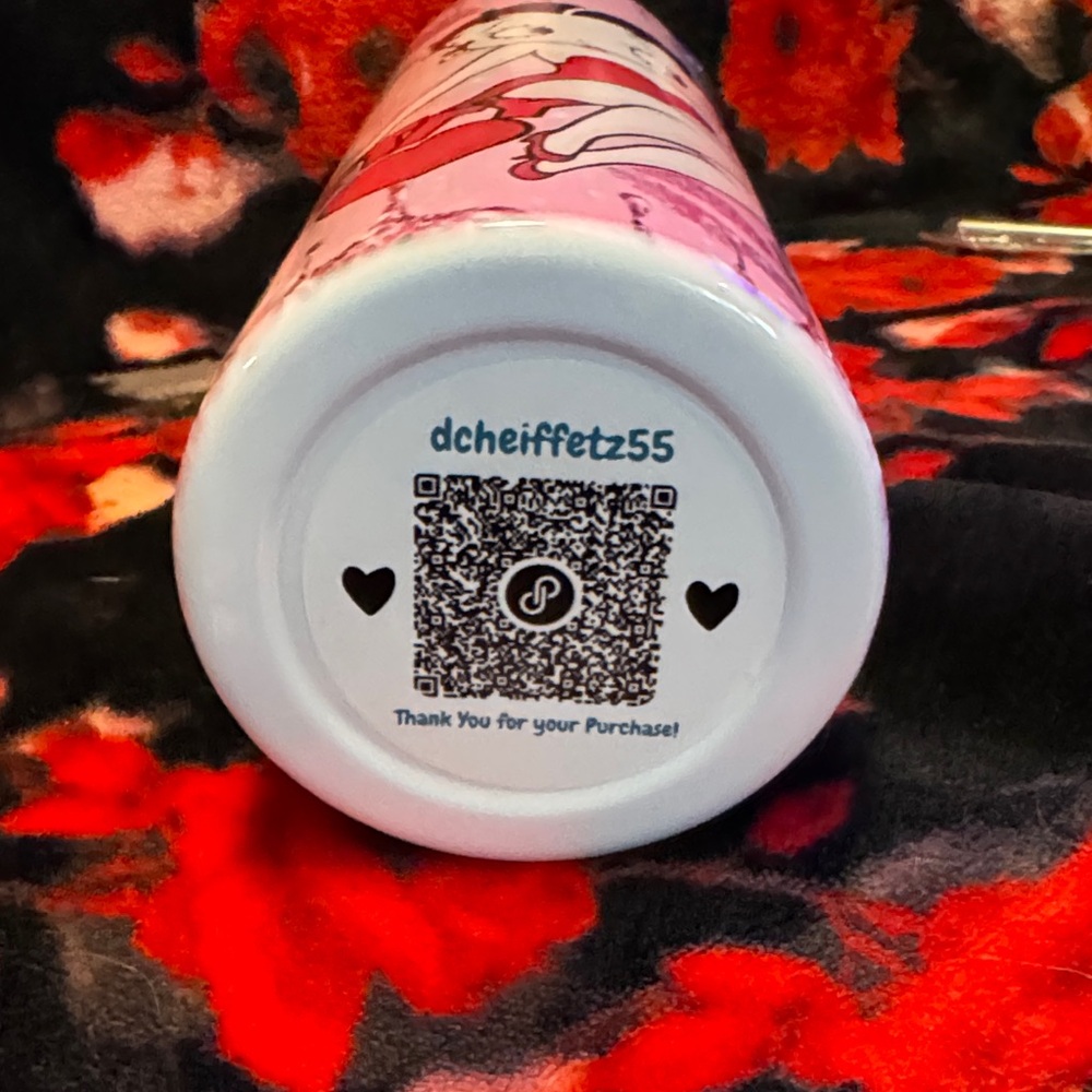 Betty Boop Sublimated Skinny Tumbler Pink - Picture 5 of 5